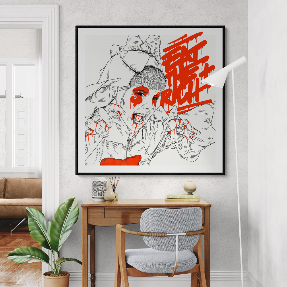 How to Choose Wall Art for a Modern Living Room (Without Playing It Safe)
