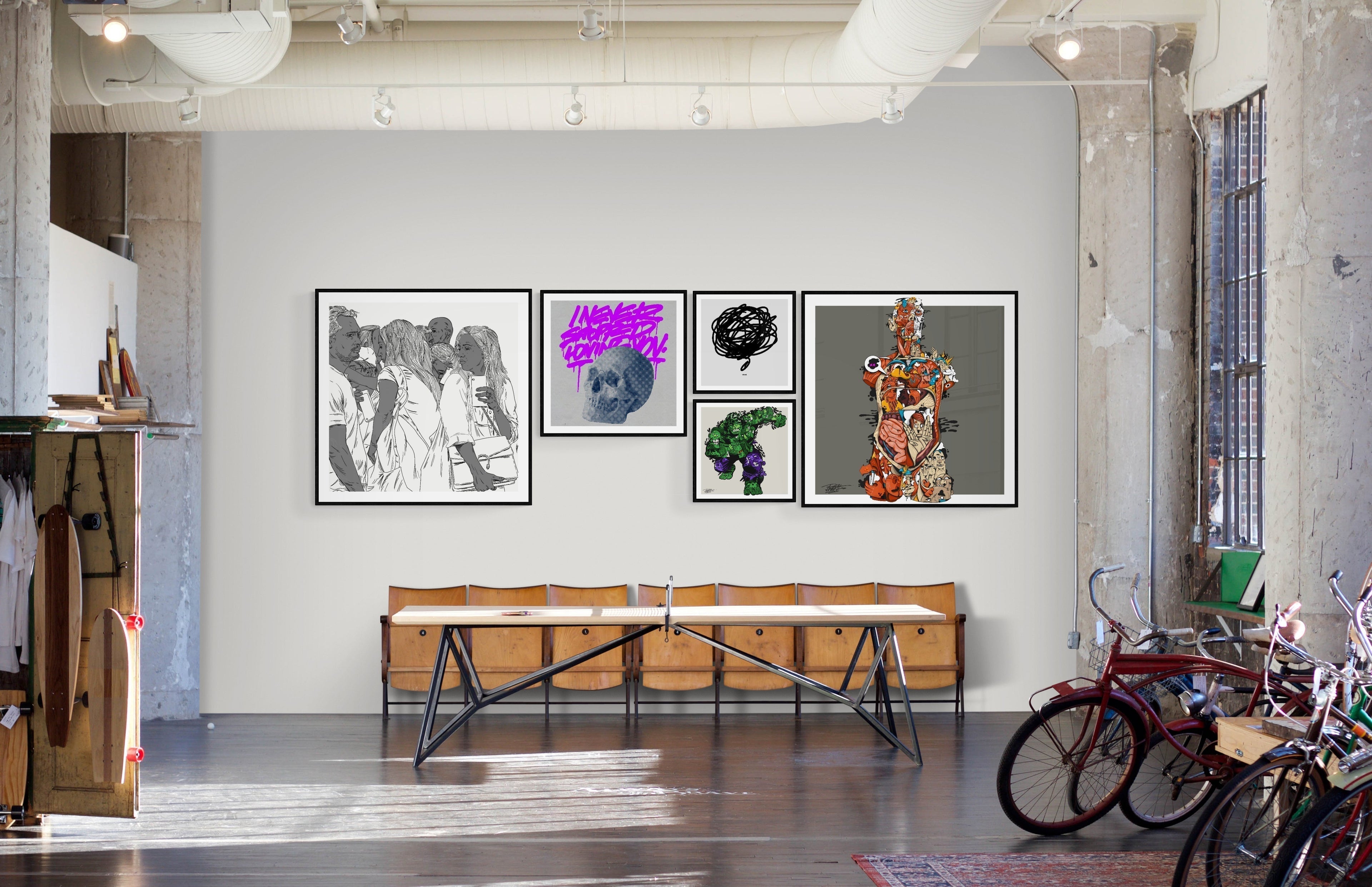 WHY SQUARE ART IS THE SECRET TO A PERFECT GALLERY WALL