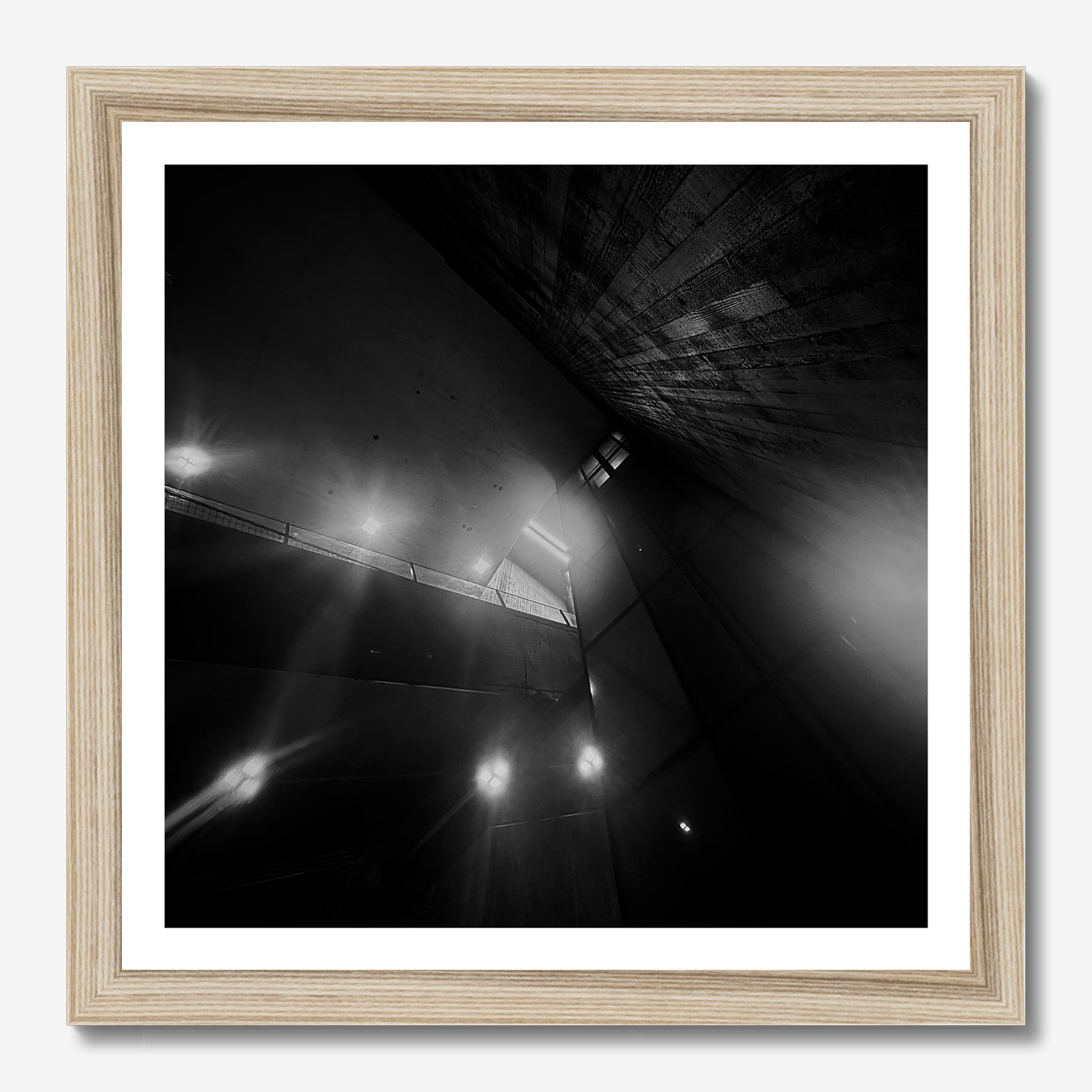 Square photography framed wall art titled 'Brute' by Sunday Morning. Premium Giclée print.