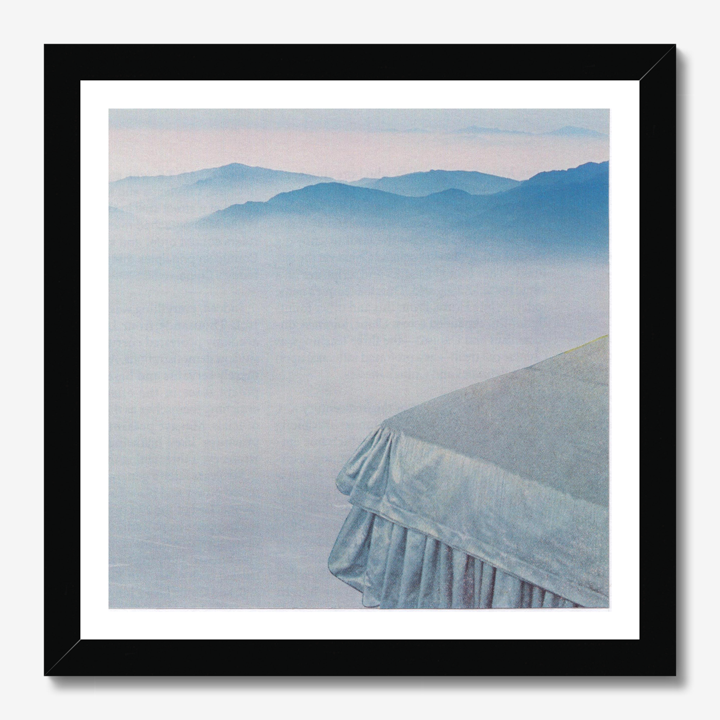 Abstract square wall art titled 'Cerulean' by Sunday Morning — museum-quality giclée print.