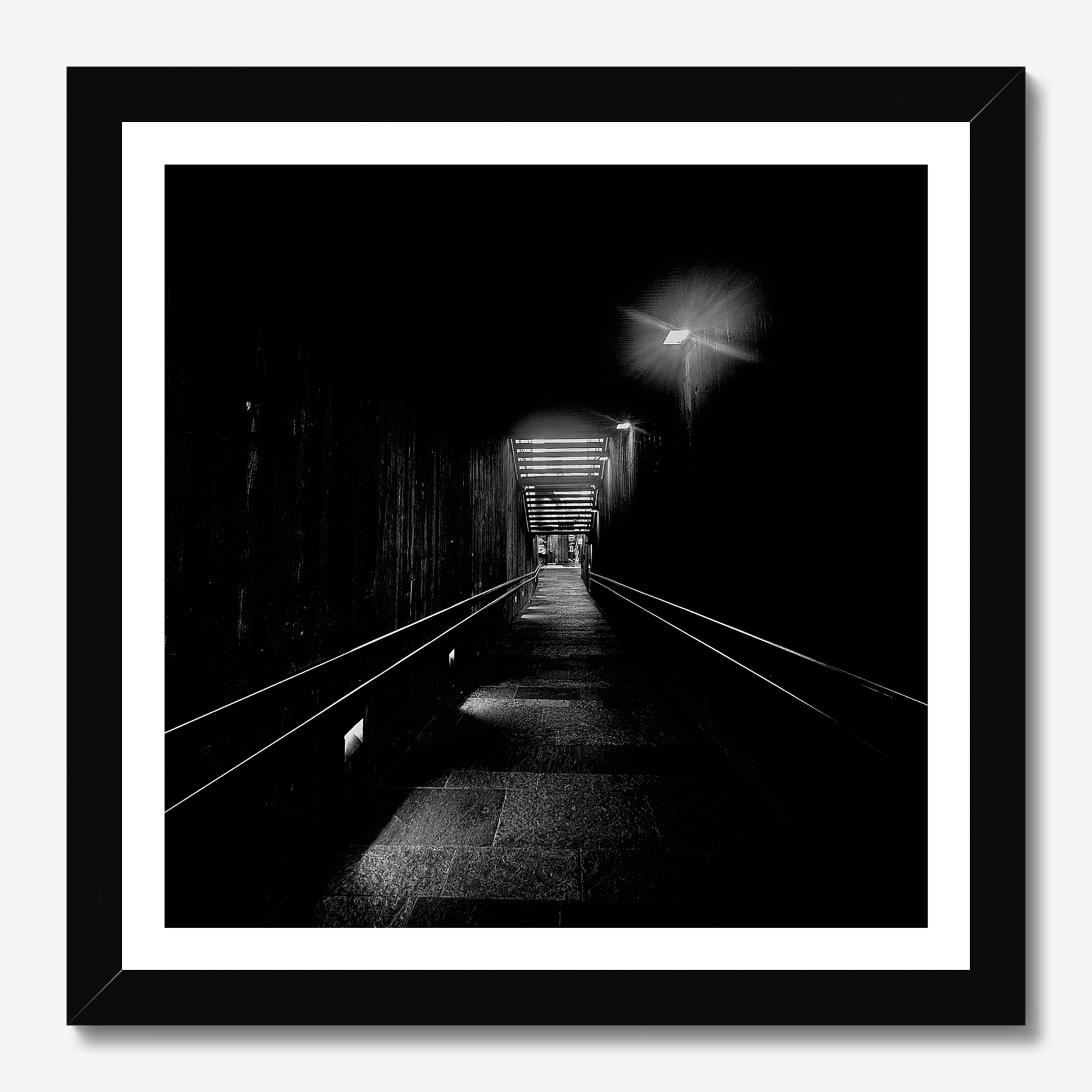 Square photography framed wall art titled 'Climb' by Sunday Morning. Premium Giclée print.