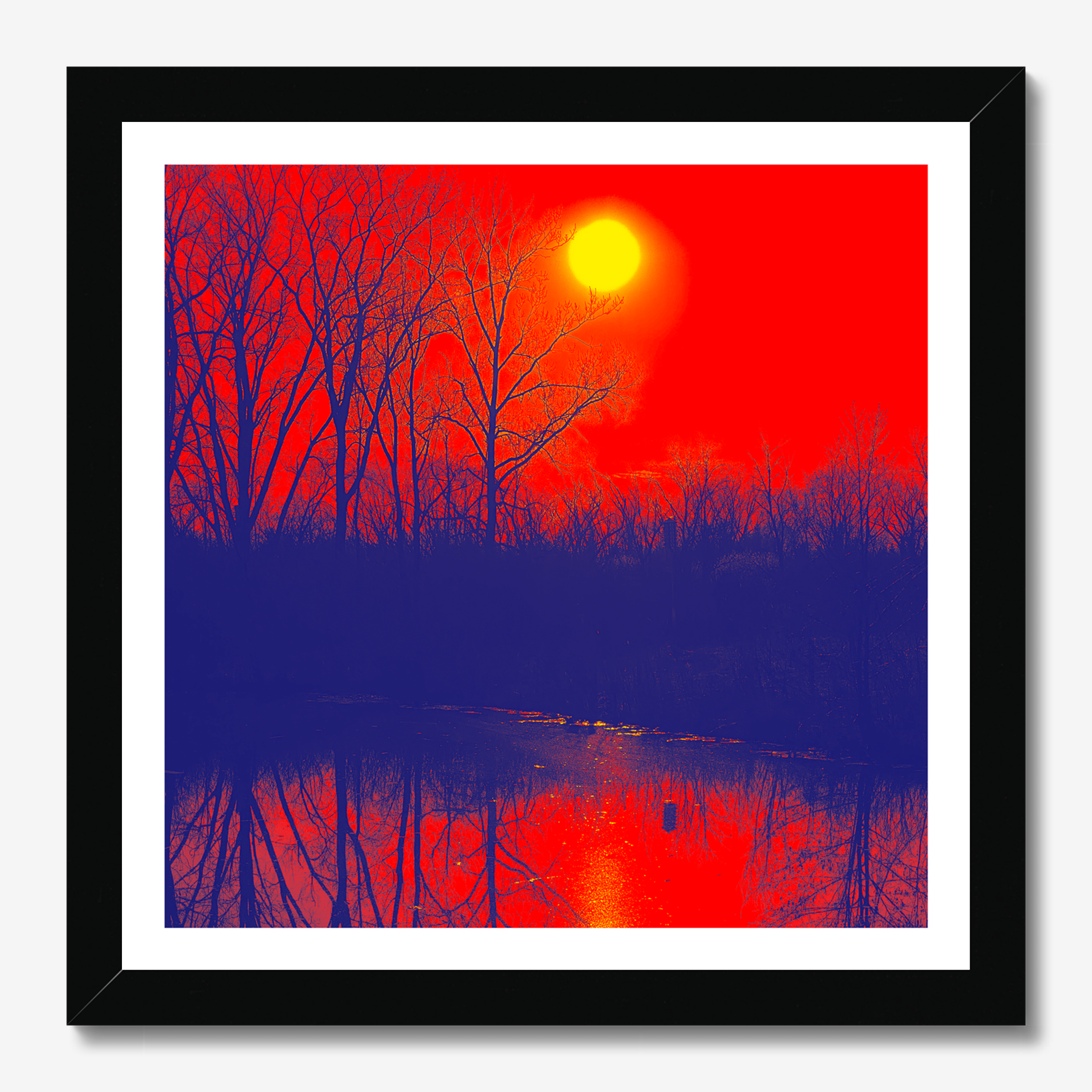 Square photography framed wall art titled 'Color Q' by Sunday Morning. Premium Giclée print.