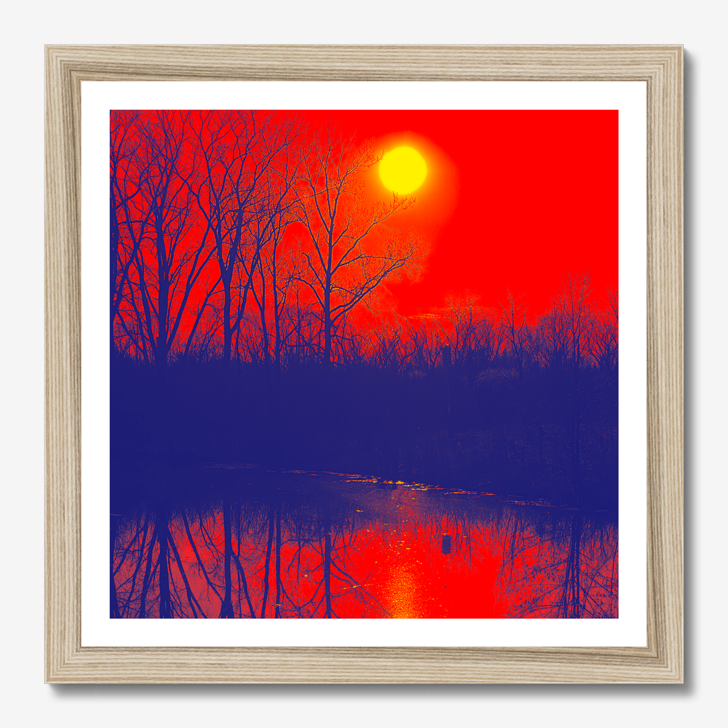 Square photography framed wall art titled 'Color Q' by Sunday Morning. Premium Giclée print.