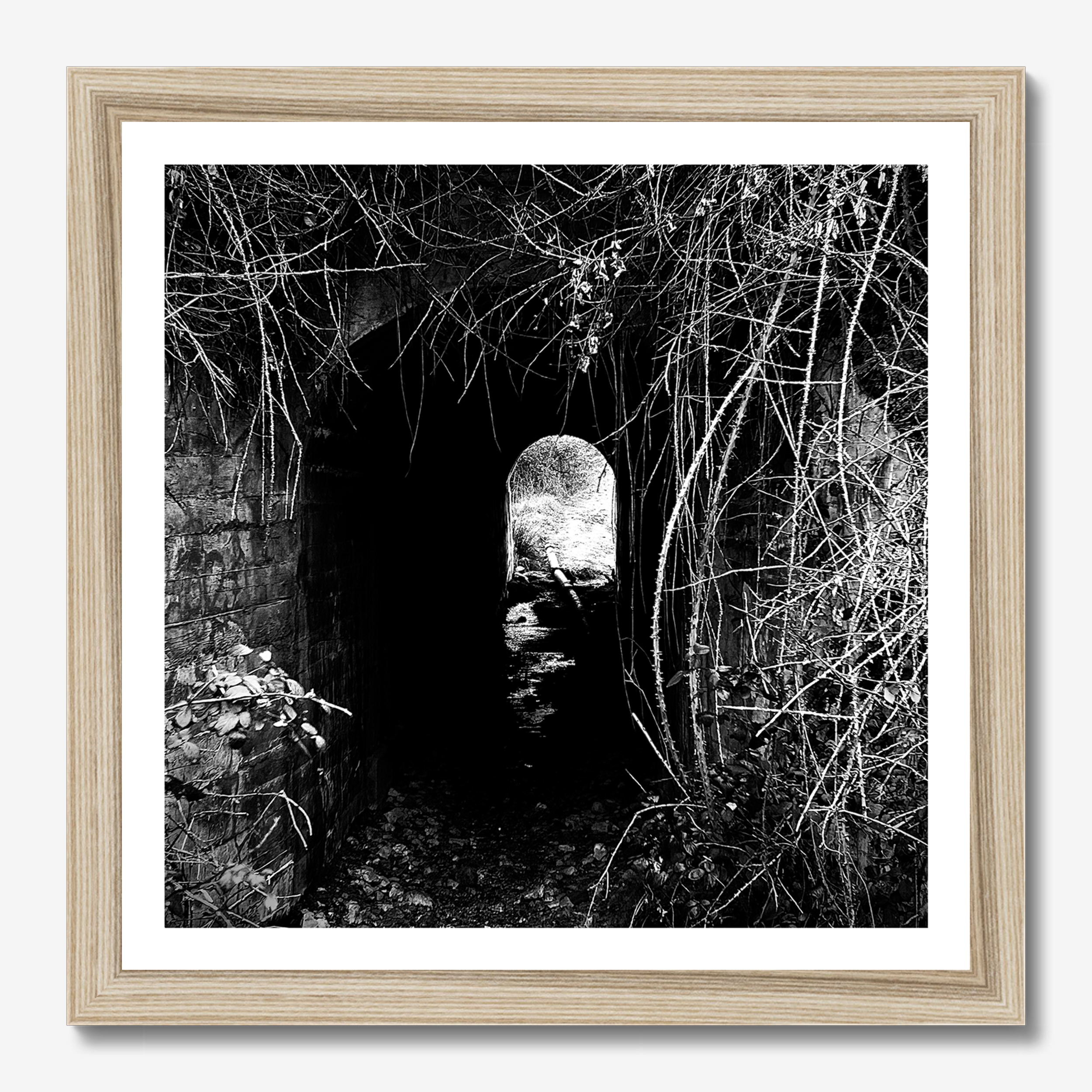 Square photography framed wall art titled 'Dont' by Sunday Morning. Premium Giclée print.