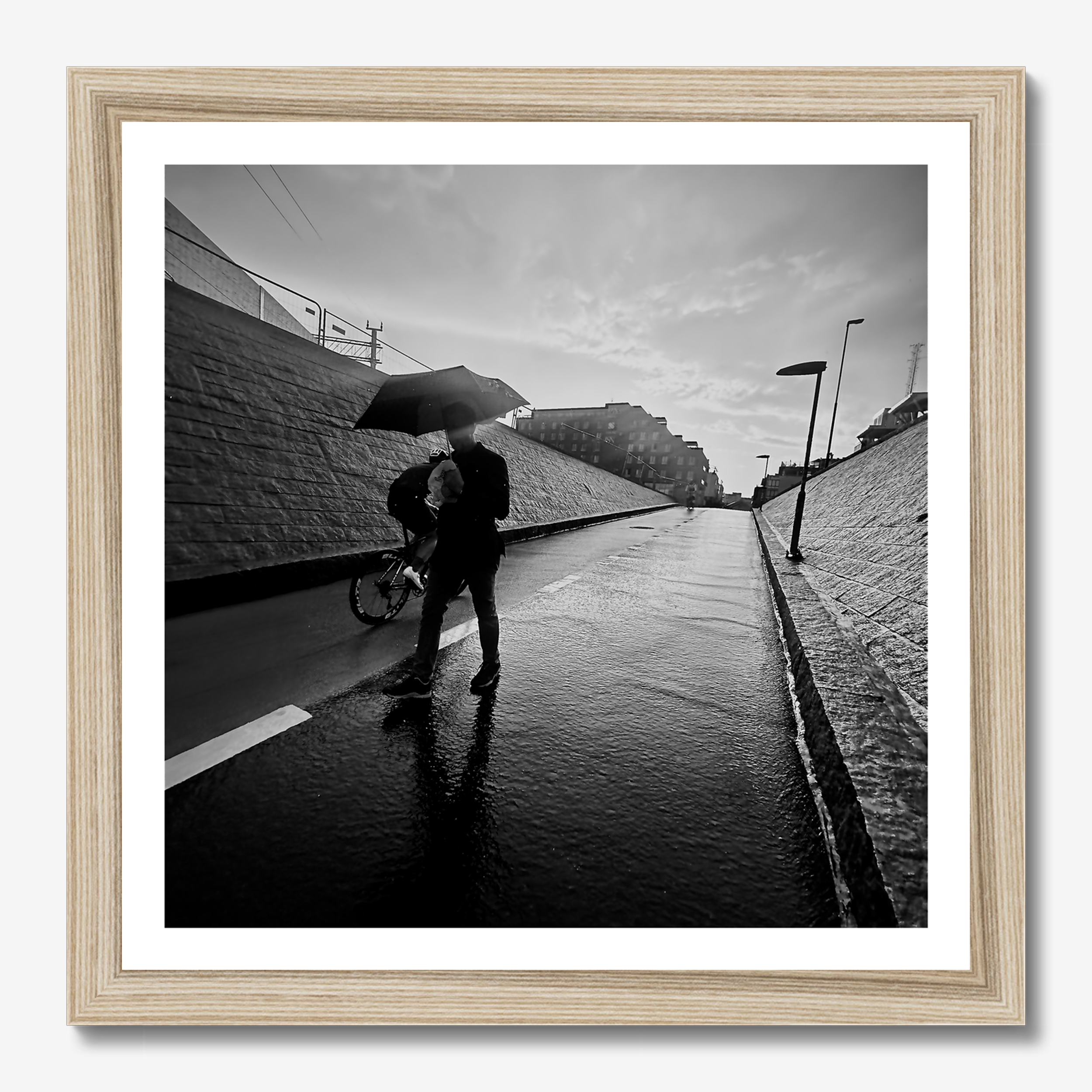 Square photography framed wall art titled 'East' by Sunday Morning. Premium Giclée print.