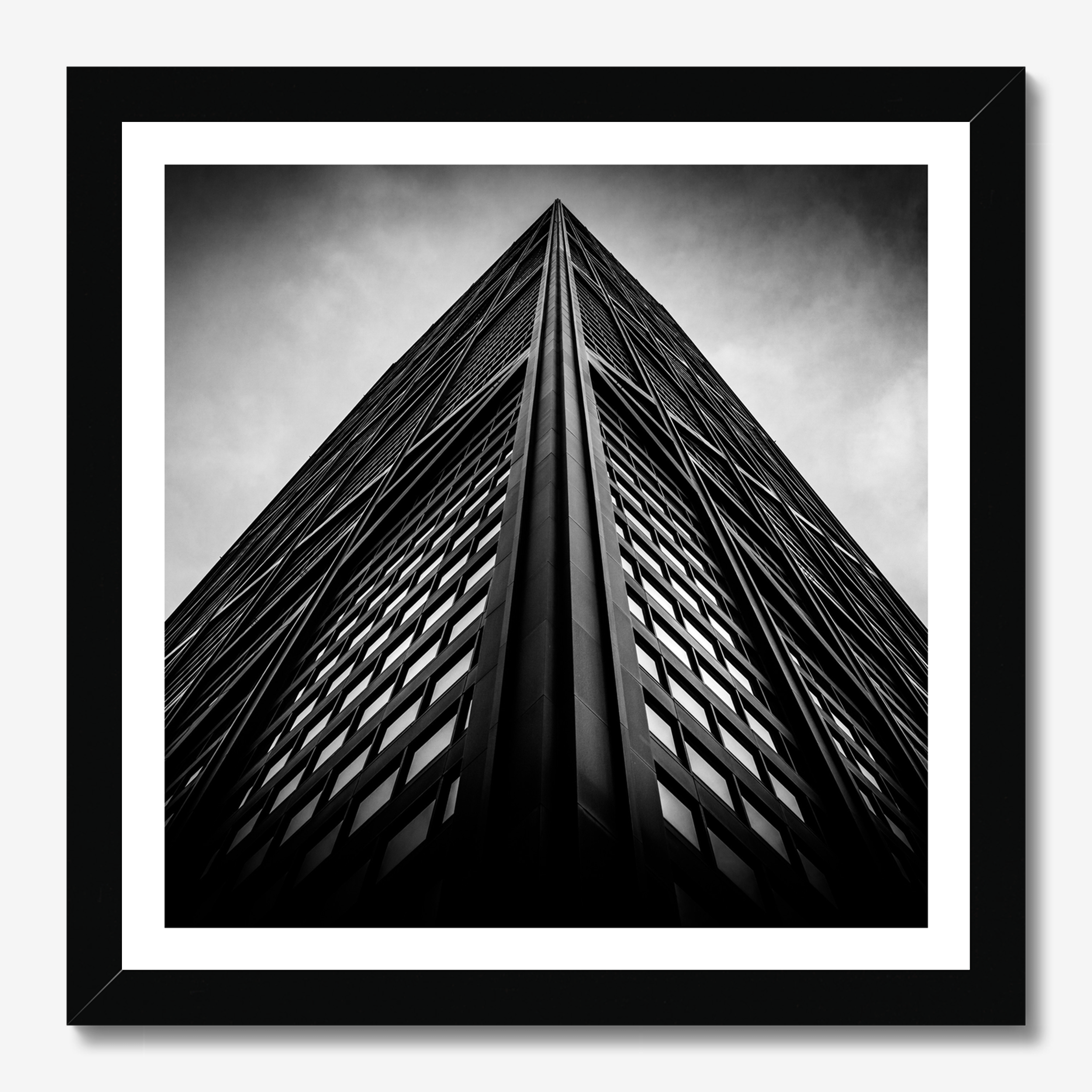 Square photography framed wall art titled 'Hank Is Angry' by Sunday Morning. Premium Giclée print.