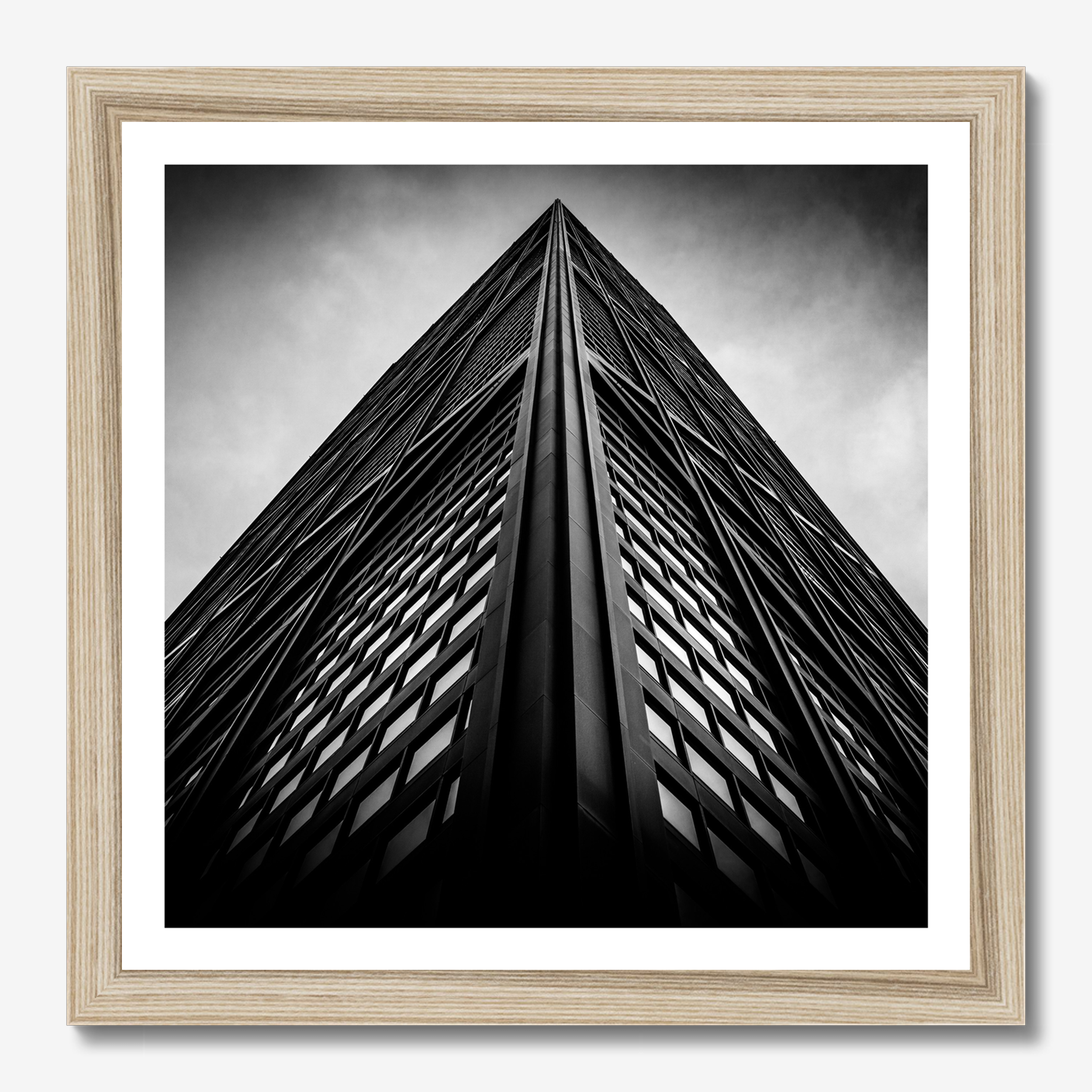 Square photography framed wall art titled 'Hank Is Angry' by Sunday Morning. Premium Giclée print.