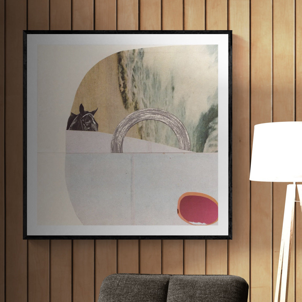 Abstract square wall art titled 'Jupiter In Pisces 1' by Sunday Morning — museum-quality giclée print.