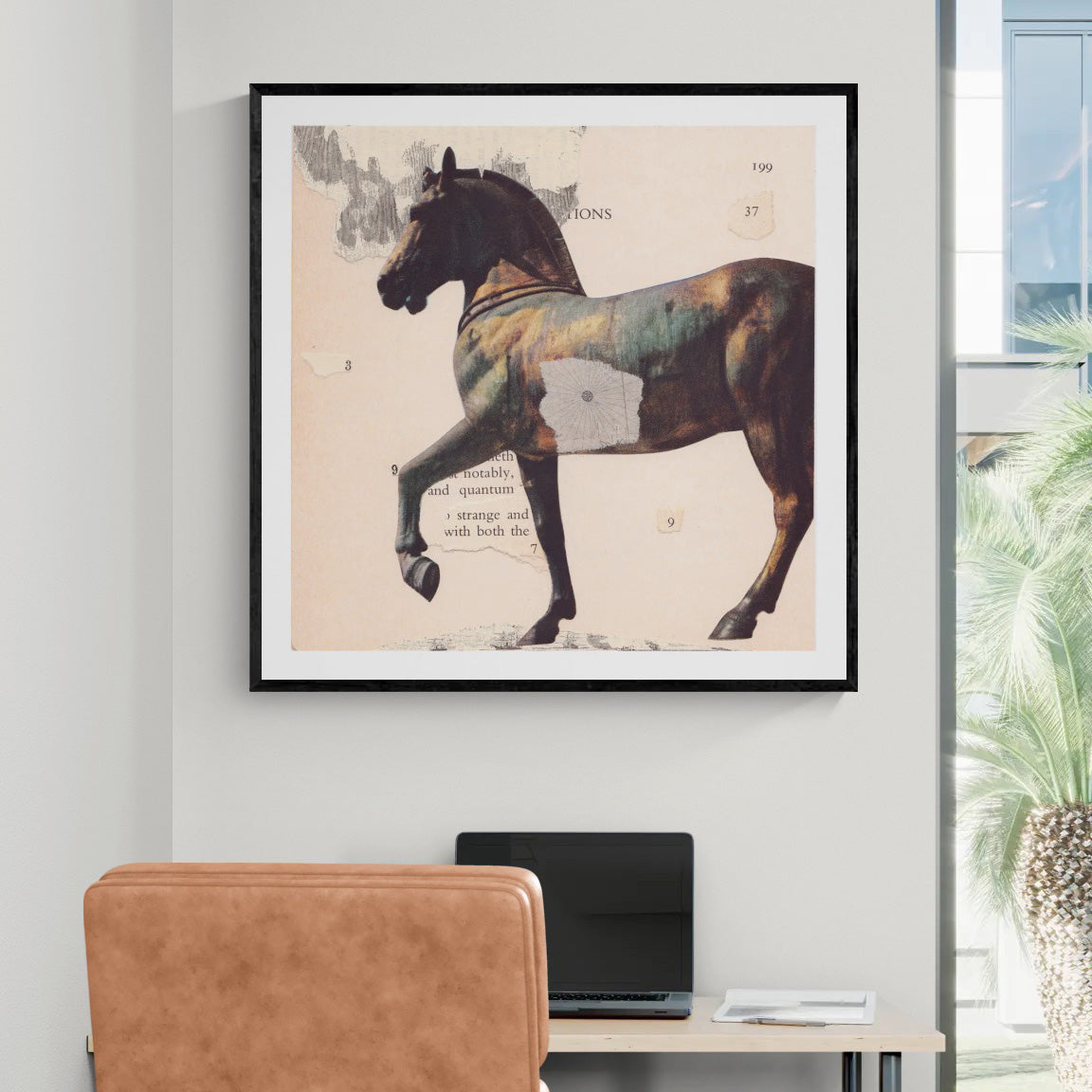 Abstract square wall art titled 'Jupiter In Pisces 2' by Sunday Morning — museum-quality giclée print.