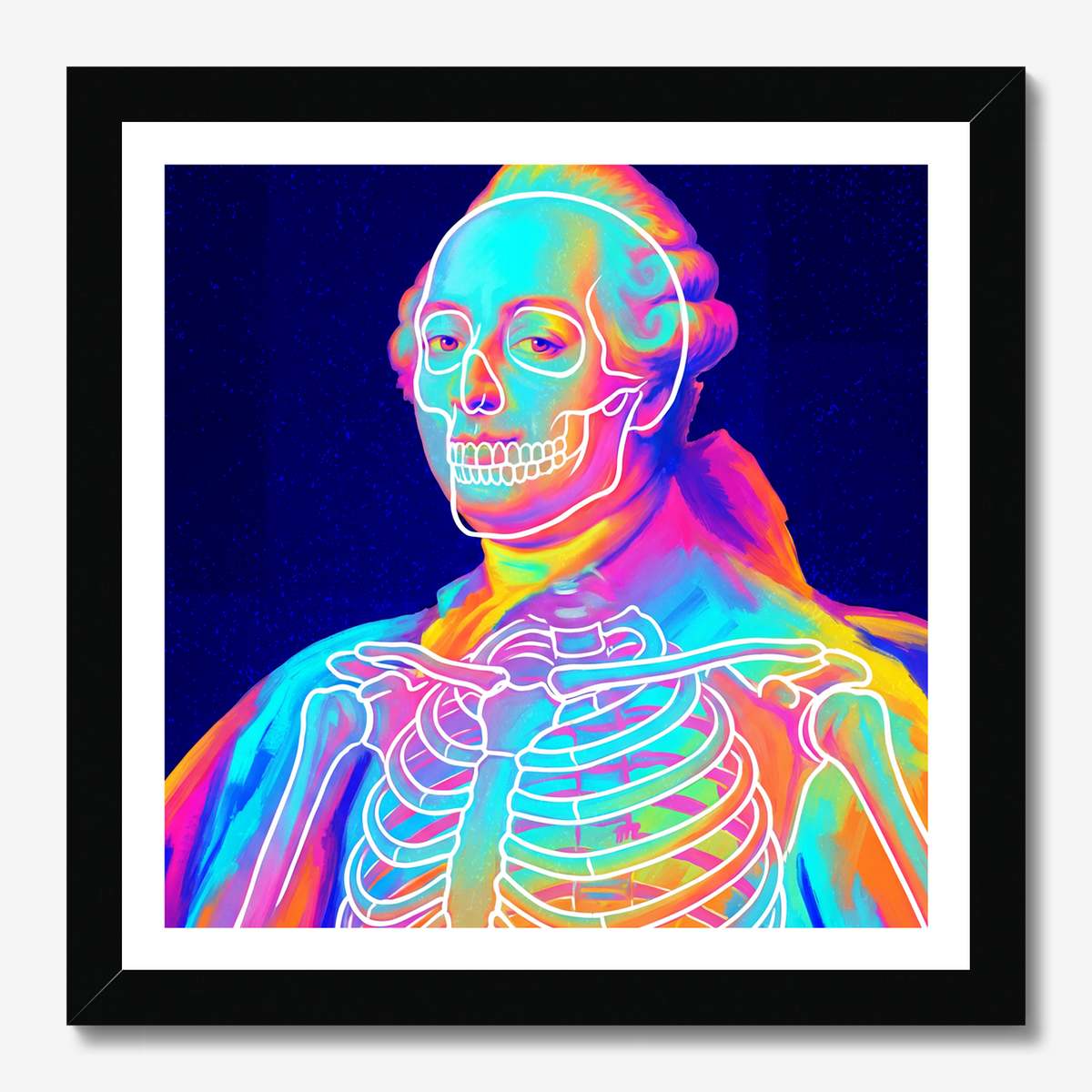 Square photography framed wall art titled 'Lou' by Sunday Morning. Premium Giclée print.