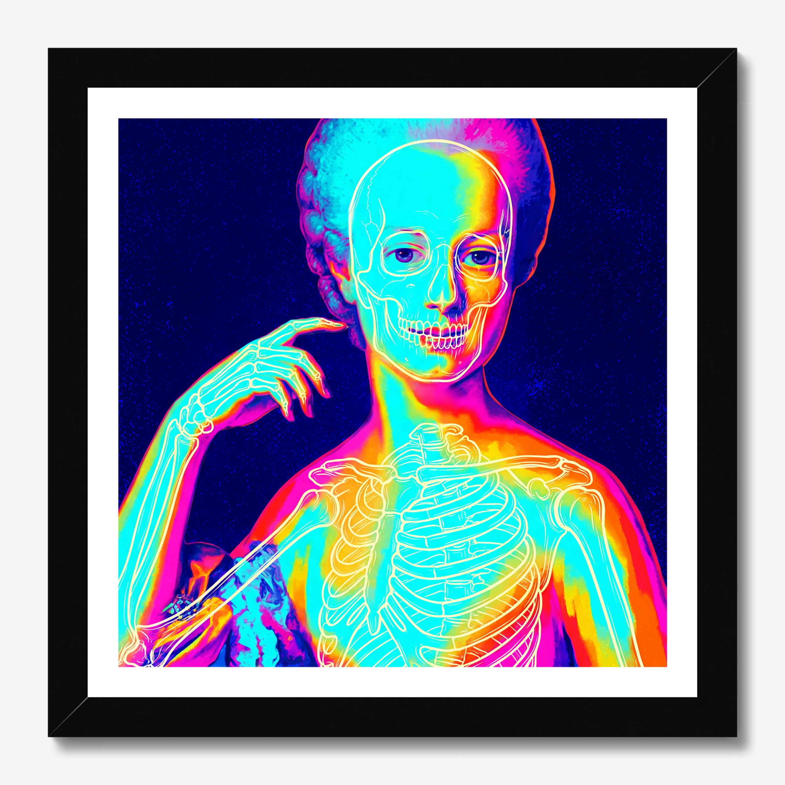 Square photography framed wall art titled 'Marie' by Sunday Morning. Premium Giclée print.