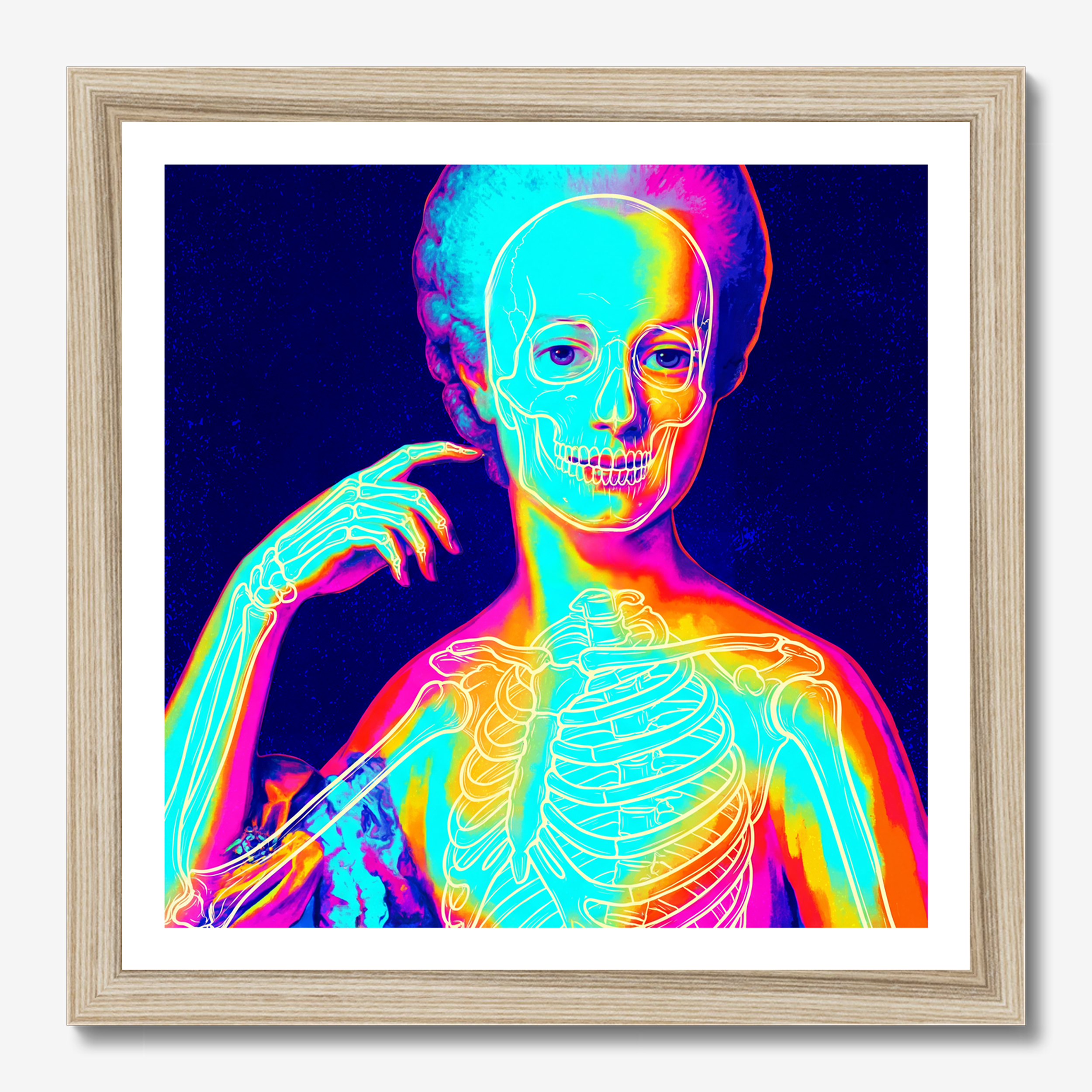 Square photography framed wall art titled 'Marie' by Sunday Morning. Premium Giclée print.