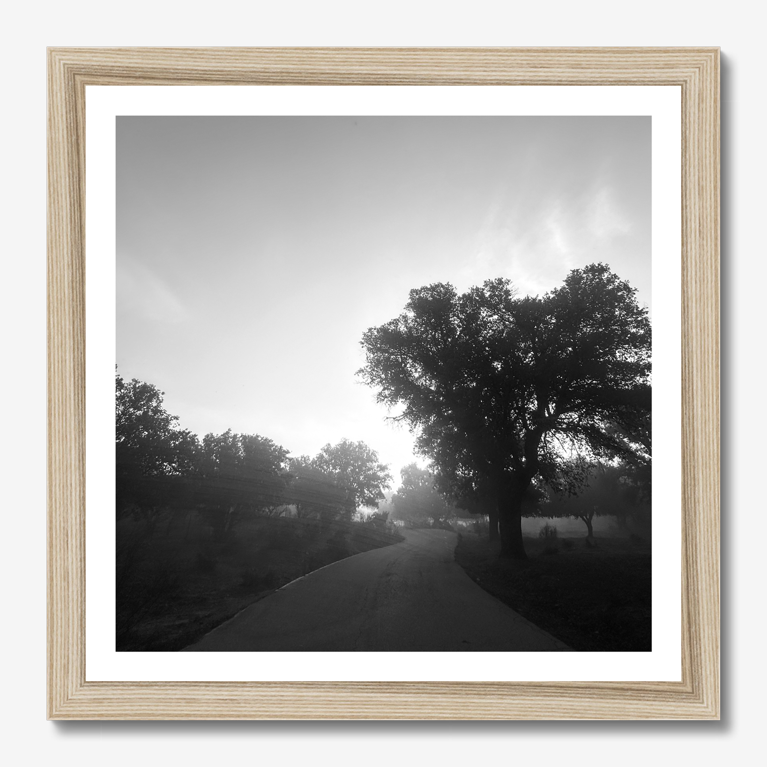 Square photography framed wall art titled 'Nature 2' by Sunday Morning. Premium Giclée print.