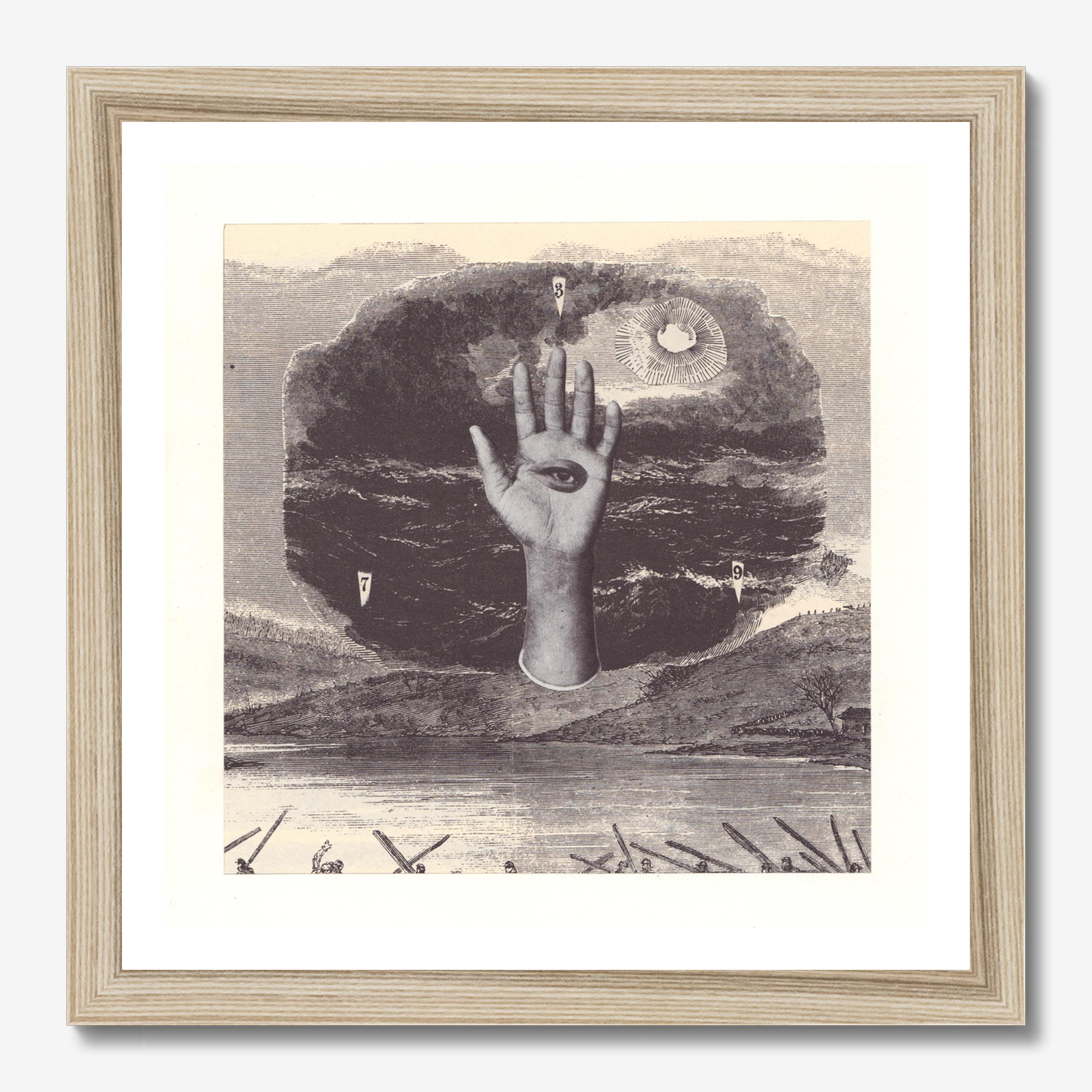 Abstract square wall art titled 'Ojo' by Sunday Morning — museum-quality giclée print.