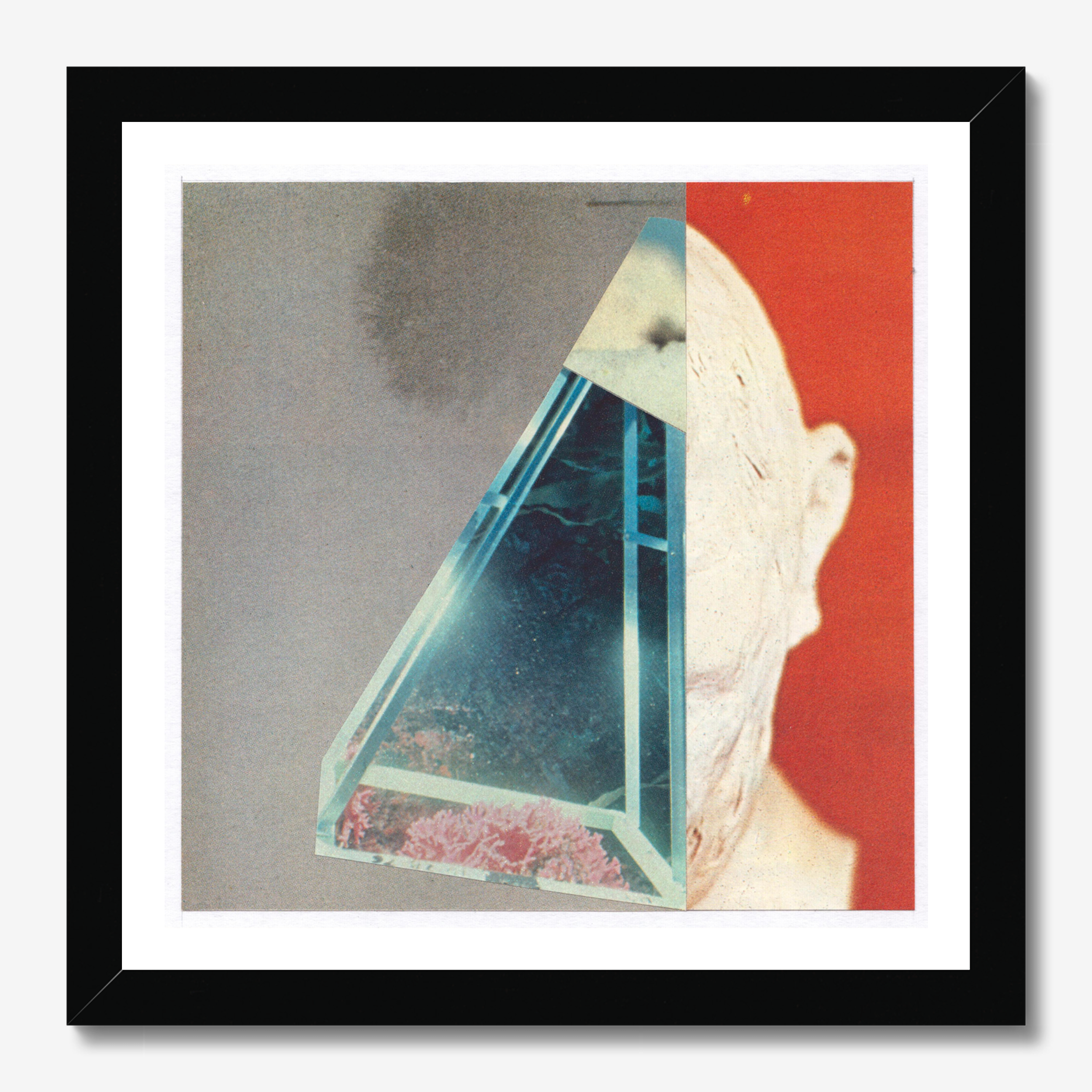 Square abstract framed wall art titled 'Prisma' by Sunday Morning. Premium Giclée print.