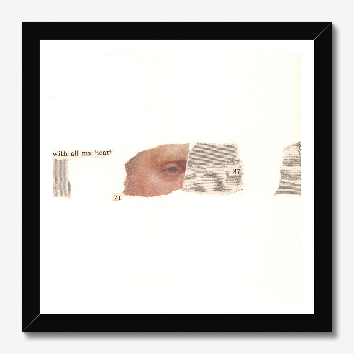 Abstract square wall art titled 'Seer' by Sunday Morning — museum-quality giclée print.