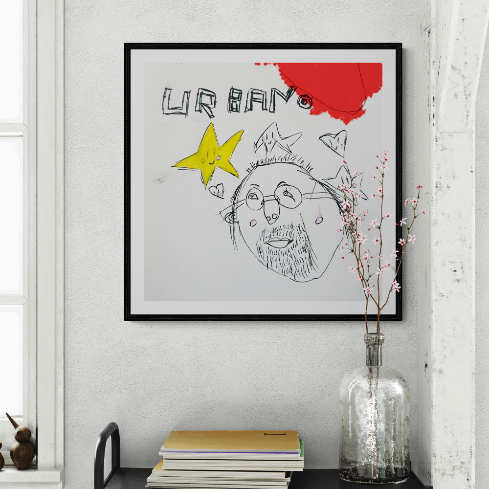 Urbano | Abstract & Typography Square Wall Art