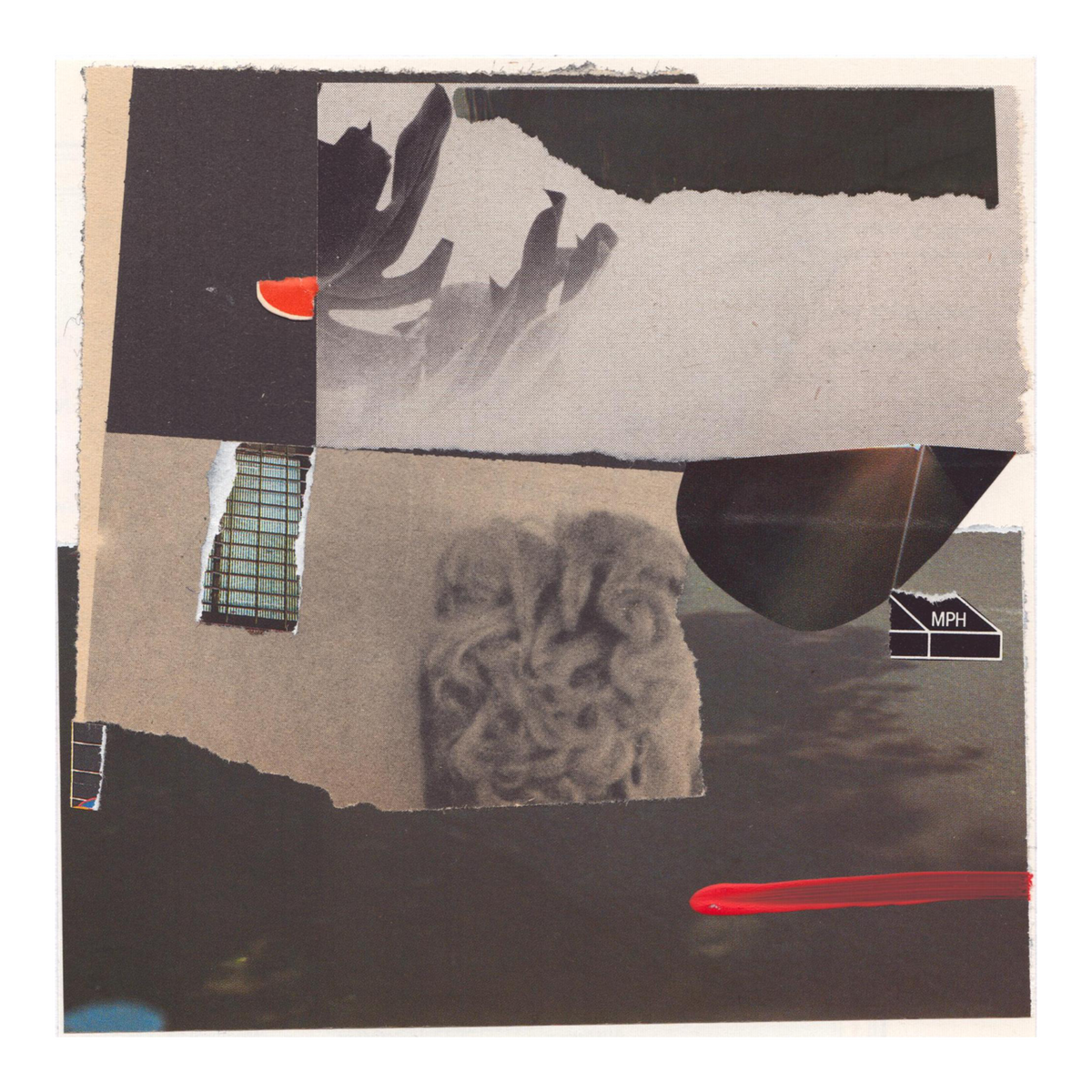 Abstract square wall art titled 'MPH' by Sunday Morning — museum-quality giclée print.