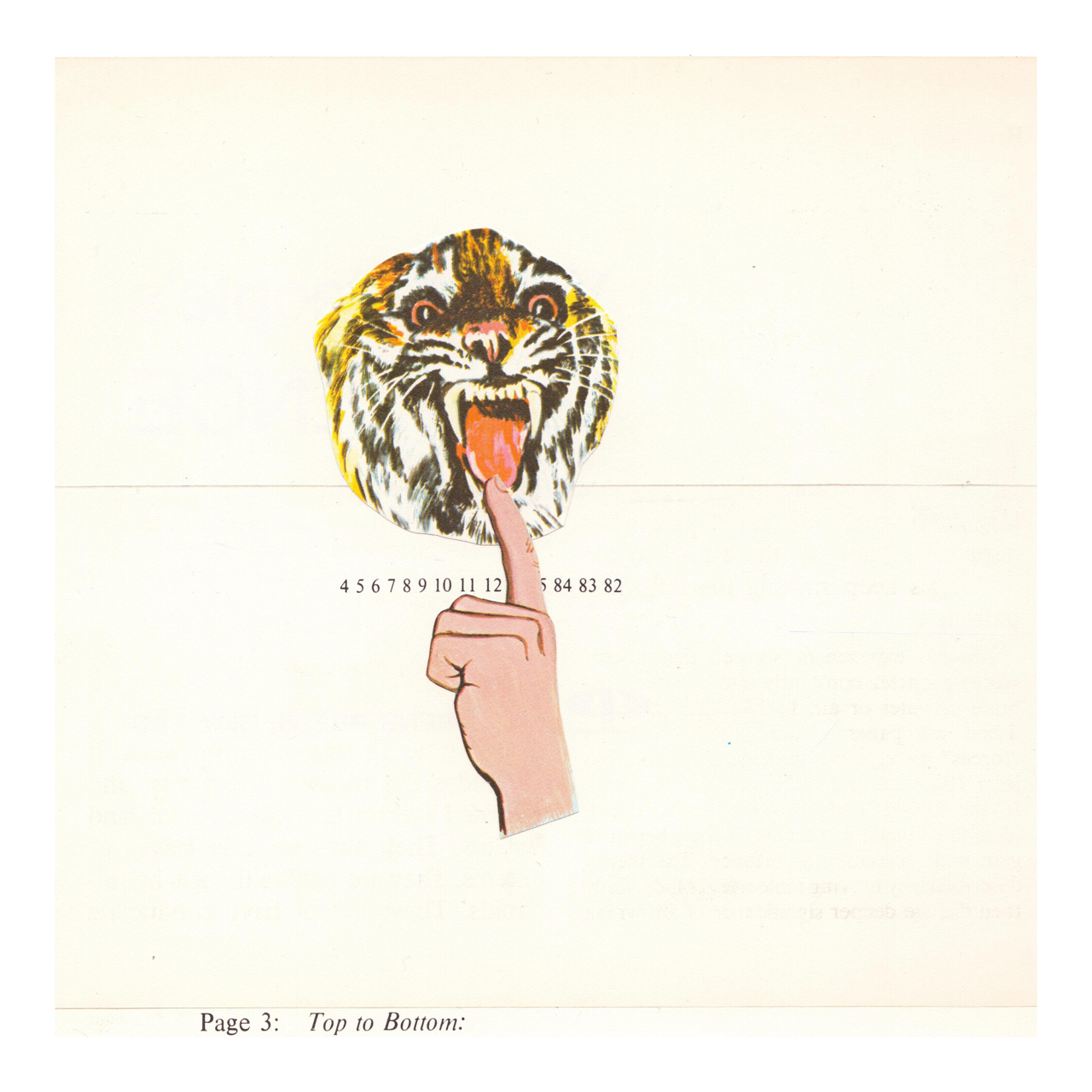 Square abstract framed wall art titled 'Paper Tiger' by Sunday Morning. Premium Giclée print.