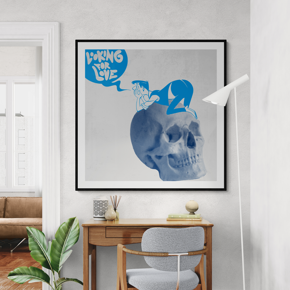 Looking For Love | Illustrative Square Wall Art
