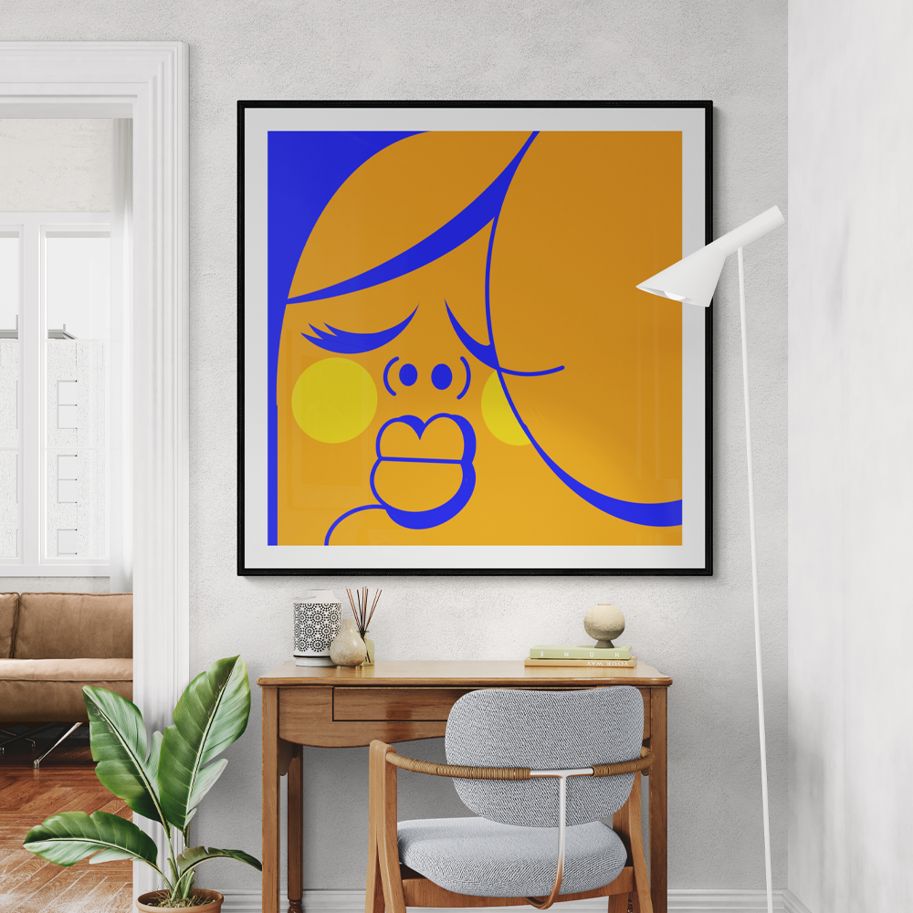Purdee | Illustrative Square Wall Art