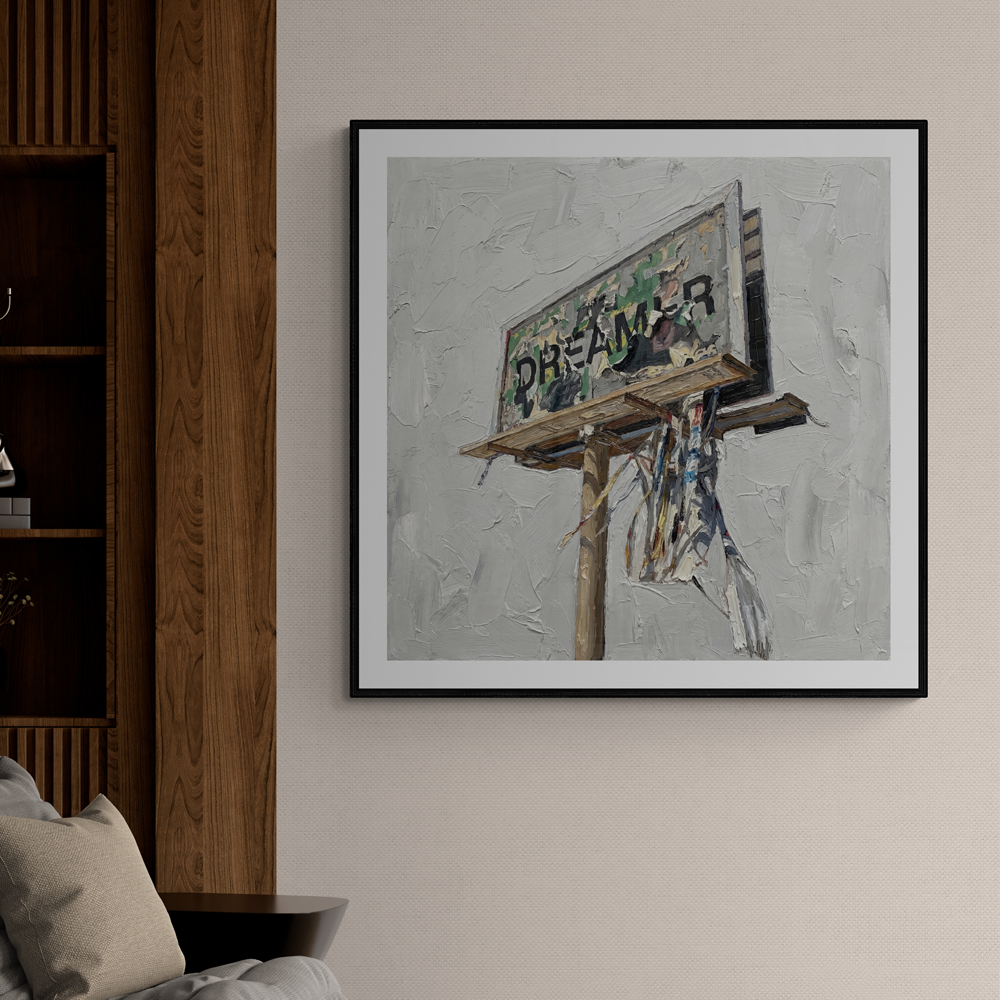 Dreamer | Illustrative & Painting Square Wall Art