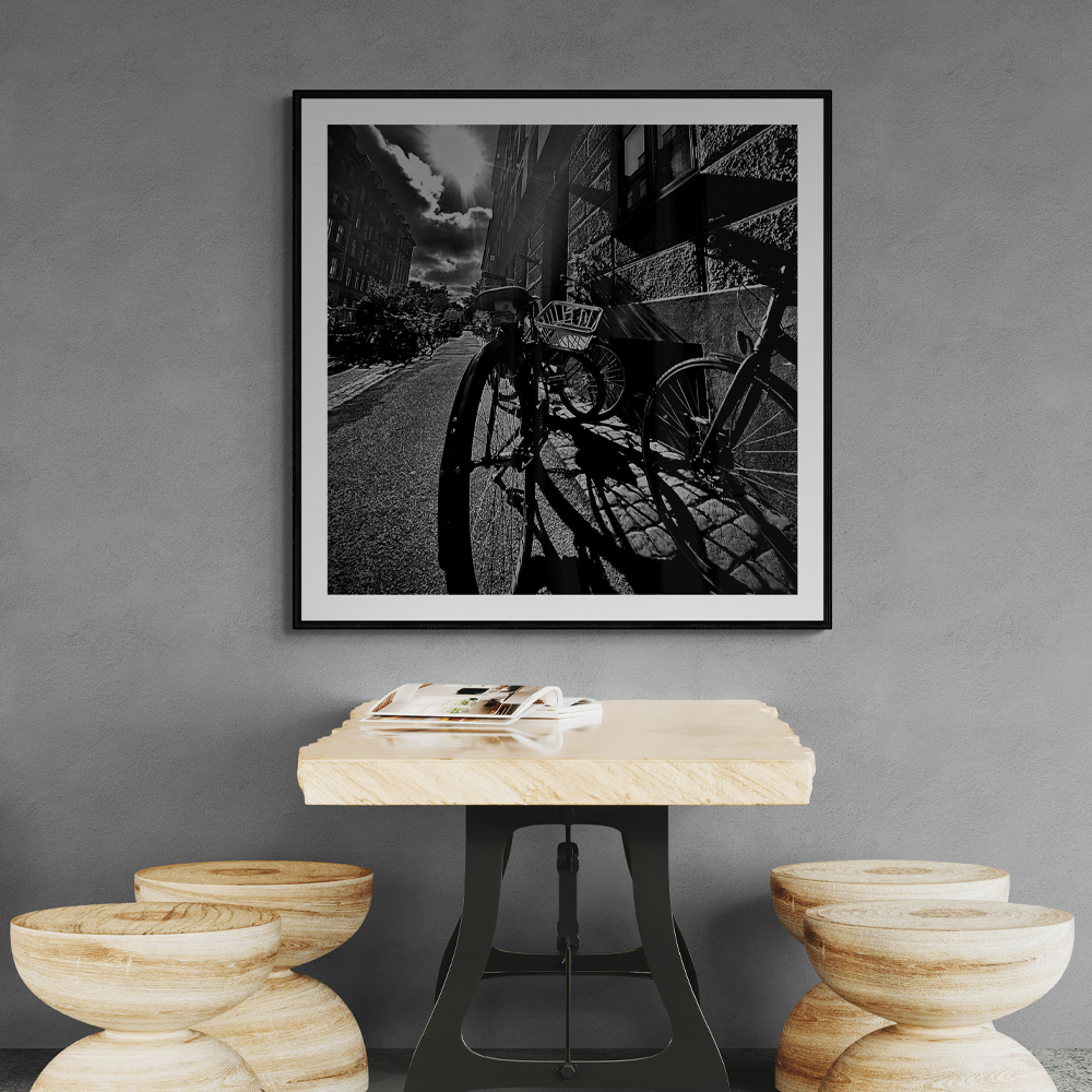 Bike | Photography Square Wall Art