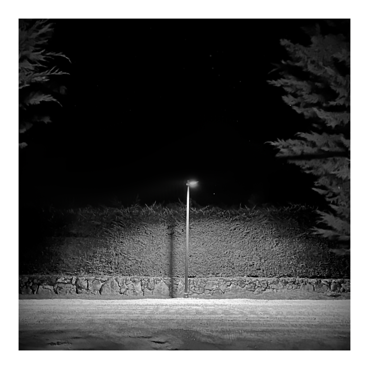 Square photography framed wall art titled 'Lonely' by Sunday Morning. Premium Giclée print.