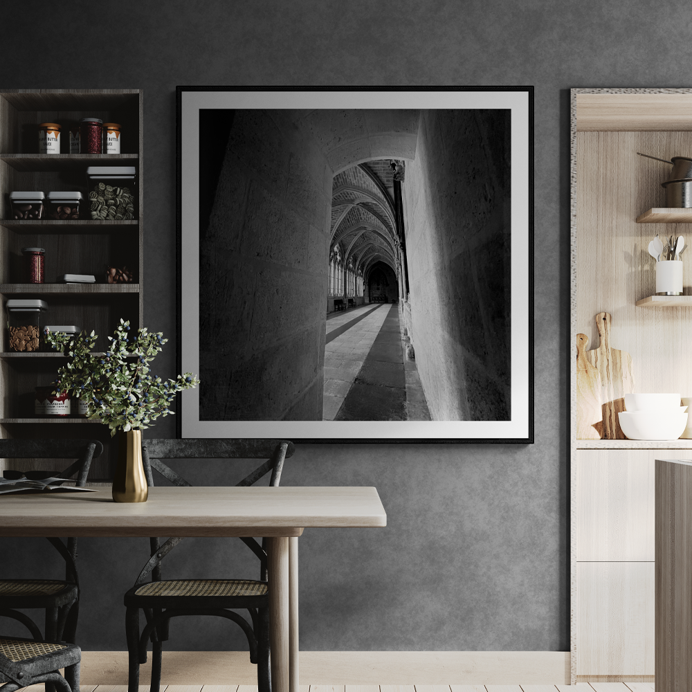 Peek | Photography Square Wall Art