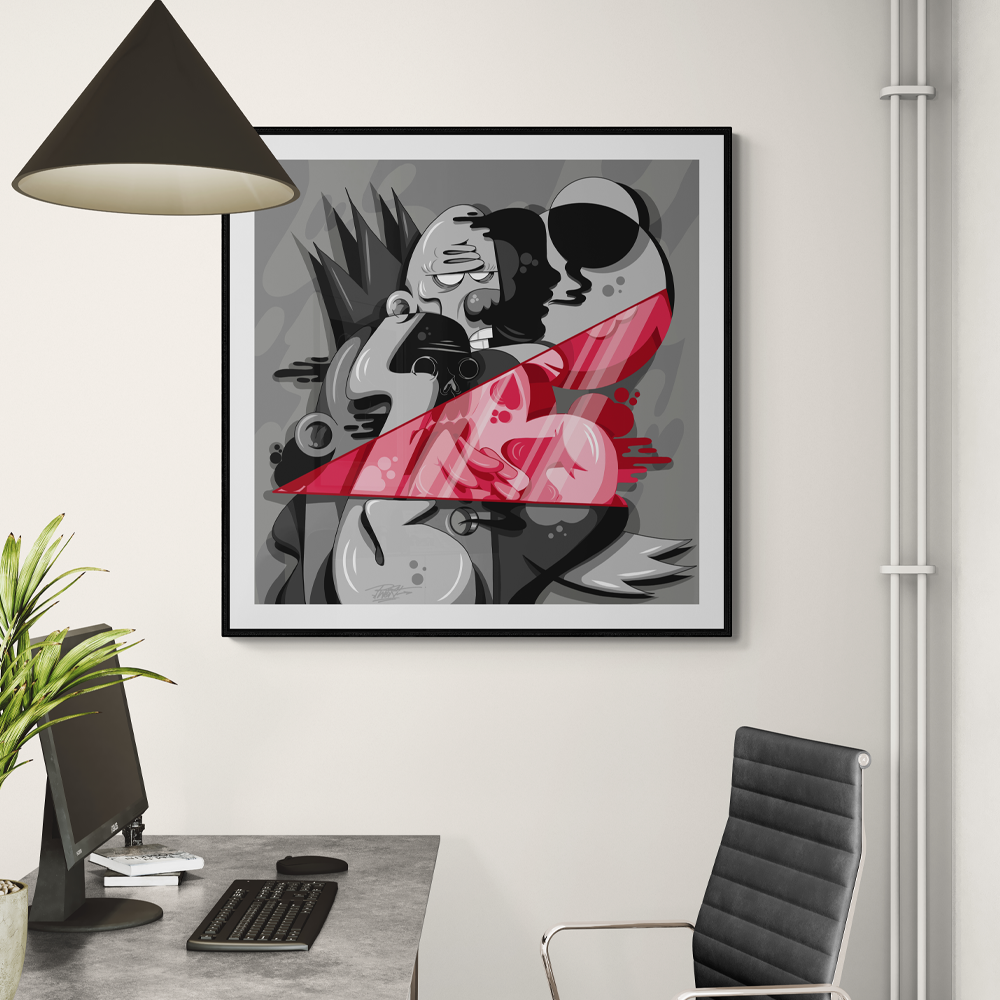 Licorice | Illustrative Square Wall Art