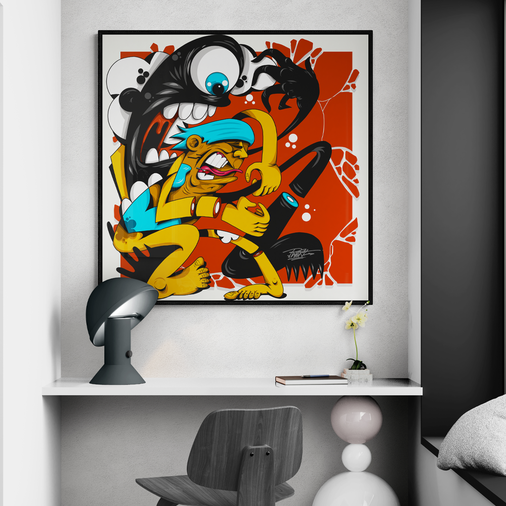 Rawk | Illustrative Square Wall Art
