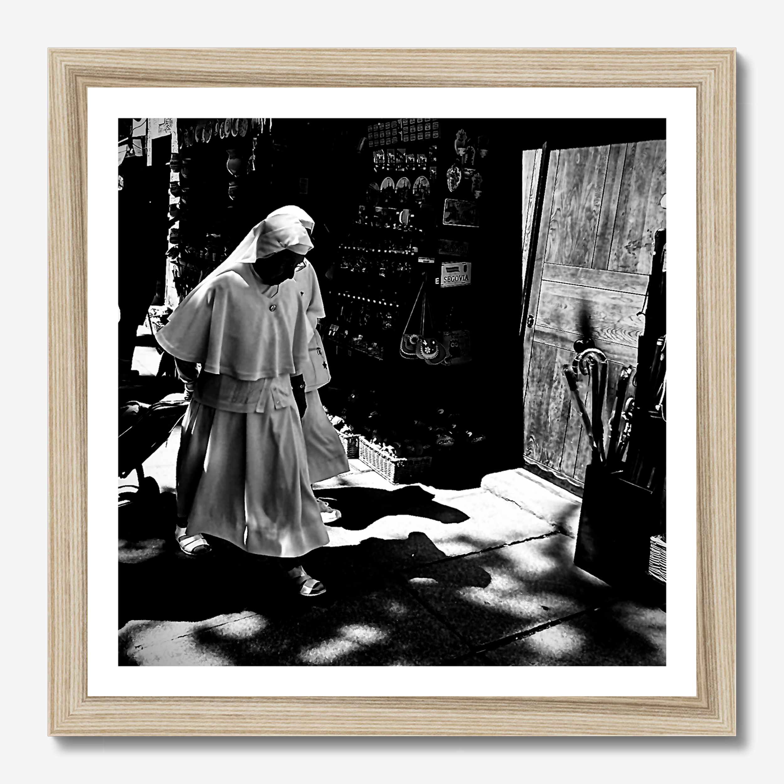 Square photography framed wall art titled 'Tradition' by Sunday Morning. Premium Giclée print.